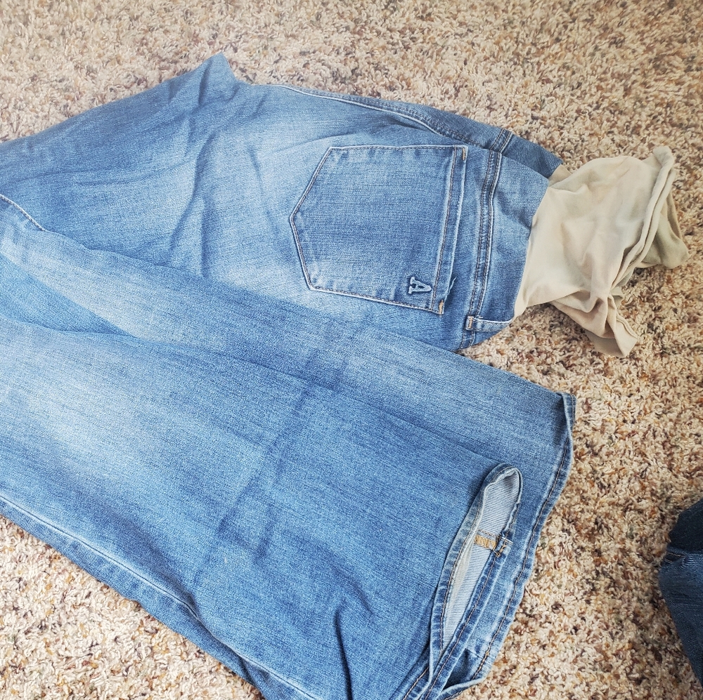 Articles of society maternity flare jeans!